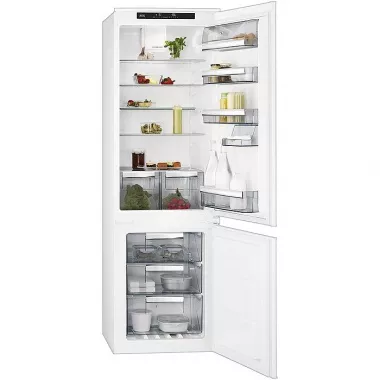 AEG SCE81816TS beépíthető kombinált hűtőszekrény, 178 cm, nofrost, twintech, érintővezérlés