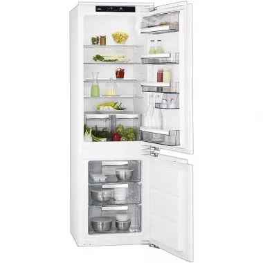 AEG SCE81821LC beépíthető kombinált hűtőszekrény, 178 cm, a++, lowfrost, softclosing ajtó, érintővezérlés