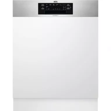AEG FEE62700PM beépíthető kezelőpaneles mosogatógép, 15 teríték, maxiflex, airdry, extrahygiene, timesaver, extradry, intenzív program, 44 db(a)