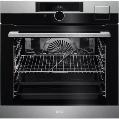 AEG BSK892330M SteamPro beépíthető gőzsütő, sousvide, maghőmérő, színes tft érintőkijelző, magyar menü