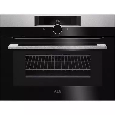 AEG KMK861000M CombiQuick beépíthető kompakt sütő + mikró, színes tft érintőkijelző, magyar menü