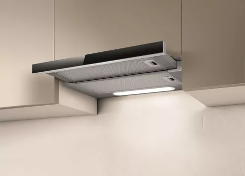 Elica ELITE14 LUX GRVT/A/60 beépíthető teleszkópos páraelszívó /fekete üveg front/