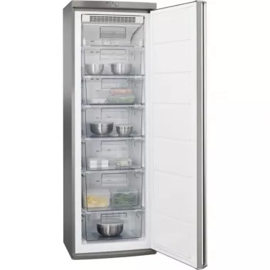 AEG AGE52516NX Fagyasztószekrény, nofrost, 229 l, 6 fiók + 1 rekesz, inox