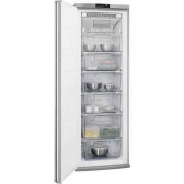 AEG AGE62516NX Fagyasztószekrény, nofrost, 229 l, 6 fiók + 1 rekesz, inox