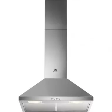 Electrolux LFC316X fali kürtős páraelszívó, 60 cm, inox, 3 fokozatú nyomógombos vezérlés, led világítás