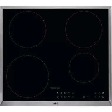 AEG IKB64301XB beépíthető indukciós főzőlap, 60 cm, hob2hood, standard érintővezérlés, optifit keret