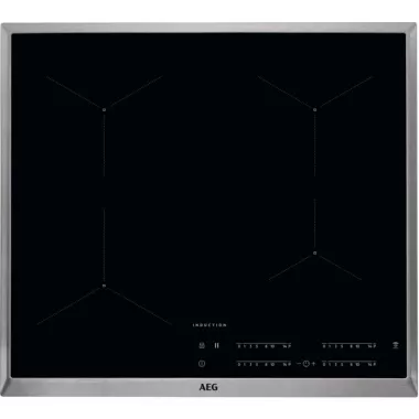 AEG IKB64431XB beépíthető indukciós főzőlap, 60 cm, hob2hood, csúszkás érintővezérlés, optifit keret
