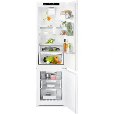 AEG SCE81926TS beépíthető kombinált hűtőszekrény, 188 cm, a++, customflex, nofrost, twintech, érintővezérlés