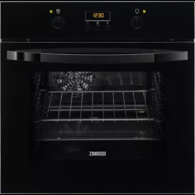 Zanussi ZOB35702BU beépíthető elektromos sütő, hőlégbefúvás, süllyesztett gombok, led-es időzítő, 1 tepsi, 57 l