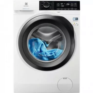 Electrolux EW7F249S gőzfunkciós elöltöltős mosógép, 9 kg, 1400 f/p., ökoinverter motor, timemanager, nagy lcd kijelző, woolmark blue