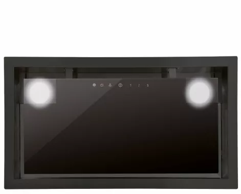 Cata GC DUAL 45 XGBK/D álkürtőbe építhető páraelszívó /fekete/, 45 cm, 850 m3/h, érintővezérlés, led világítás
