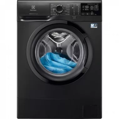 Electrolux EW6S406BX elöltöltős keskeny mosógép, sötétszürke, 6 kg, 1000 f/p., 38 cm mélység, timemanager, led kijelző, woolmark blue