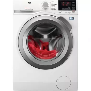 AEG L6FEG49S elöltöltős mosógép, 9 kg, 1400 f/p., ökoinverter motor, lcd kijelző, woolmark blue