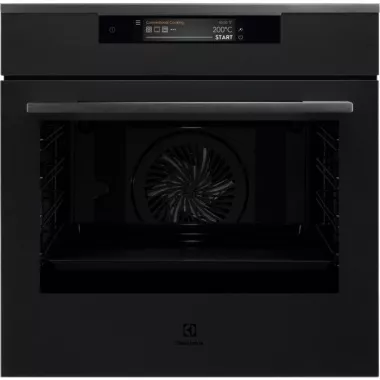 Electrolux KOEAP31WT SenseCook beépíthető elektromos sütő, pirolitikus tisztítás, wifi, maghőmérő, tft érintőkijelző, automata pr., sütősín, matt fekete, 71l
