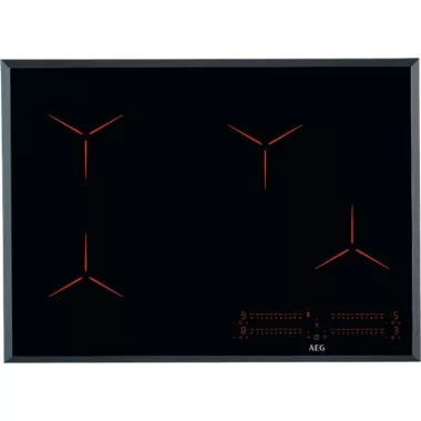 AEG IPE74541FB beépíthető indukciós főzőlap, 70 cm, pureblack, bridge funkció, hob2hood, extra nagy főzőzóna, csúszkás érintővezérlés