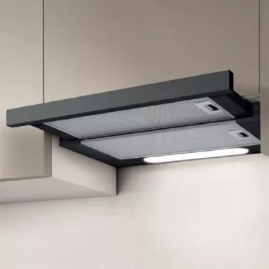 Elica Elite 14 Lux 60 BL beépíthető teleszkópos páraelszívó /festett fekete/