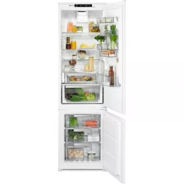 Electrolux ENN3074EFW beépíthető kombinált No Frost hűtőszekrény