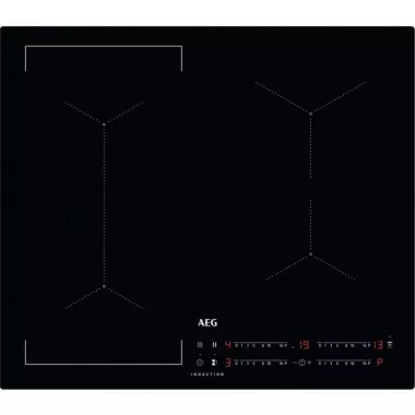 AEG IKE64441IB beépíthető indukciós főzőlap, 60 cm, bridge, hob2hood, csúszkás érintővezérlés