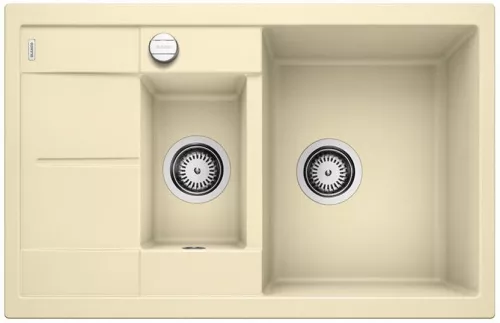 Blanco Metra 6 S Compact Silgranit mosogató excenterrel /pezsgő/