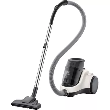 Electrolux EC41-2SW porzsák nélküli porszívó, csontfehér, mosható hygenie filter e12, dusttrap szívófej, kárpitkefe, kombinált kefe, 700 w