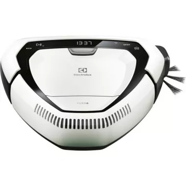 Electrolux PI81-4SWN robotporszívó, fehér, 3d vision rendszer, digitális kijelző, climbforcedrive, mobil applikáció, 14,4 v li-ion