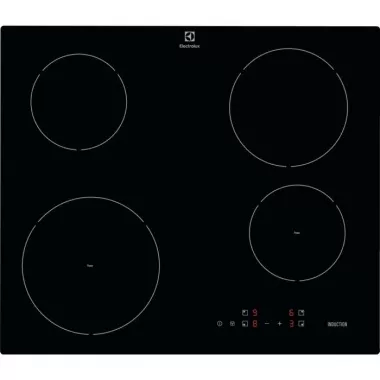 Electrolux EHH6240ISK beépíthető indukciós főzőlap, 60cm, érintővezérlés, gyorsfelfűtés, csiszolt élek