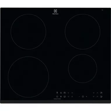 Electrolux LIR60433B beépíthető indukciós főzőlap, hob2hood, 60 cm, érintővezérlés, időzítő, gyors felfűtés