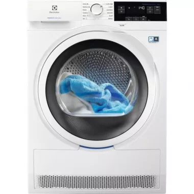 Electrolux EW8H358S hőszivattyús szárítógép, 8 kg, nagy lcd érintőkijelző, easyflow, delicatecare, sensicare, ágynemű xl program