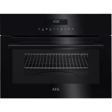 AEG KMR721000B CombiQuick beépíthető kompakt mikrohullámú sütő, 46 l, automata program, érintővezérlés, magyar menü, grill funkció