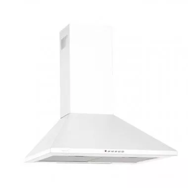 Cata OMEGA 600 WH/L fali kürtős páraelszívó, 60 cm, 645 m3/óra, eco led, fehér