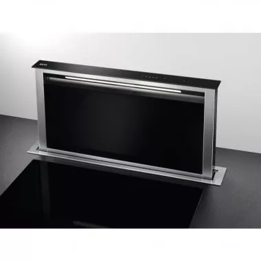 AEG DDE5960B pultba süllyeszthető páraelszívó, 90 cm, 700 m³/h, diffúzoros elszívás, érintővezérlés, breeze funkció