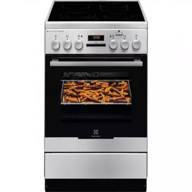 Electrolux EKC54972OX PlusSteam elektromos tűzhely, gőzfunkcióval, inox, airfry, katalitikus tisztítás, teleszkópos sütősín