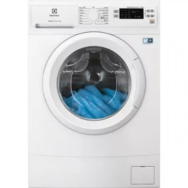 Electrolux EW6S526W elöltöltős keskeny mosógép, 6 kg, 1200 f/p., 38 cm mélység, led kijelző, woolmark blue