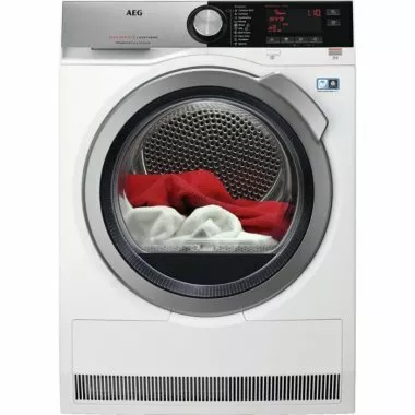 AEG T8DBC49S hőszivattyús szárítógép, 9 kg, heatpump, nagy lcd, woolmark blue, 65 db(a)