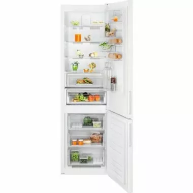 Electrolux LNC7ME34W1 alulfagyasztós kombinált hűtőszekrény, nofrost, 201 cm, 266/101 l, customflex, twintech, multiflow, fehér