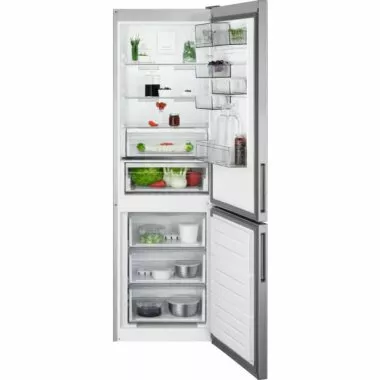 AEG RCB632E5MX alulfagyasztós kombinált hűtőszekrény, nofrost, 186 cm, 230/101 l, customflex, twintech, multiflow