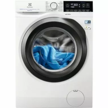 Electrolux EW6F348SA elöltöltős mosógép, autodose, wifi, 8 kg, 1400 f/p., inverter motor, antiallergén, közepes lcd kijelző, woolmark blue