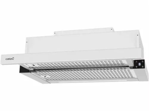 Cata TFH-6630 GWH beépíthető teleszkópos páraelszívó, 60 cm, 575 m3/óra, érintővezérlés, extra csendes brushless motor