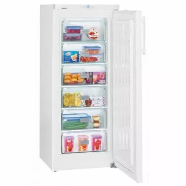 Liebherr GP 2433-21 Comfort fagyasztószekrény, 144,7 cm, 6 variospace fiók, 190 liter, smartfrost, magiceye kijelző, gyorsfagyasztás
