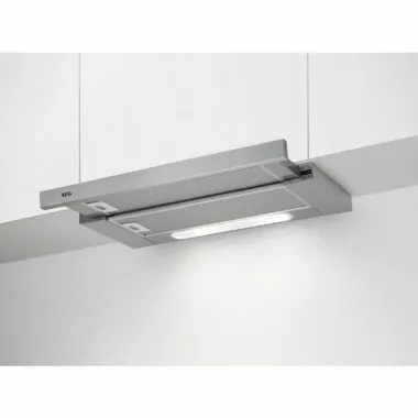 AEG DPB5652M beépíthető teleszkópos páraelszívó, 60 cm, 647 m3/óra, felső szekrénybe építhető, 2 zsírszűrő, előlap alaptartozék