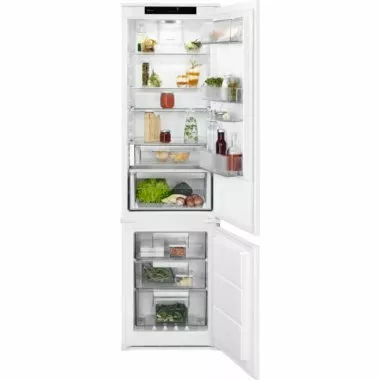 Electrolux LNS9TE19S beépíthető kombinált hűtőszekrény, 188 cm, nofrost, multispace, twintech, érintővezérlés, frissentartó rekesz