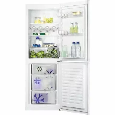 Zanussi ZNLN31EW2 alulfagyasztós kombinált hűtőszekrény, 175 cm, 195 l/110 l, lowfrost, mechanikus vezérlés