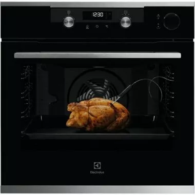 Electrolux KOCDP61X SteamCrisp beépíthető gőzsütő, pirolitikus tisztítás, maghőmérő, süllyesztett gombok, led-kijelző, 72l (xxl)