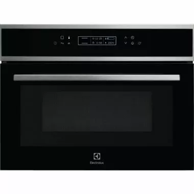 Electrolux EVK8E00X beépíthető kompakt mikró, magyar menü, automata receptek, lcd kijelző, 46 l