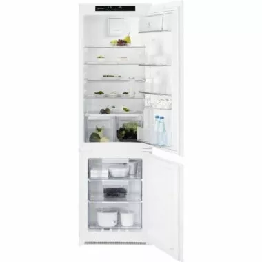 Electrolux LNT7TF18S beépíthető kombinált hűtőszekrény, 177 cm, nofrost, action cool, action freeze, twintech, érintővezérlés