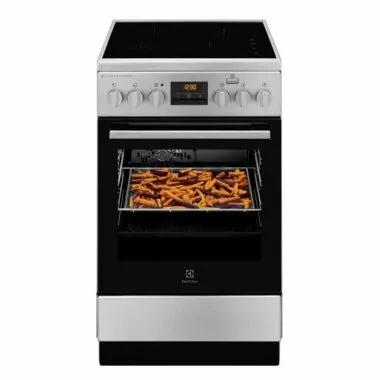 Electrolux LKI564201X PlusSteam indukciós tűzhely, gőzfunkcióval, inox, airfry, katalitikus tisztítás, teleszkópos sütősín