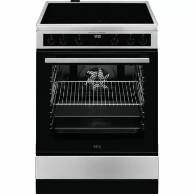 AEG CCB6648ABM elektromos tűzhely, inox, airfry, teleszkópos sütősín