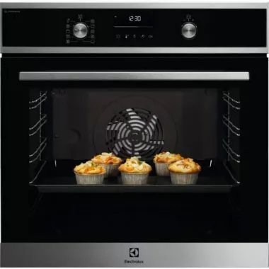Electrolux EOD6C77WX SteamBake beépíthető elektromos sütő, 72 l, wifi, katalitikus tisztítás, maghőmérő, softclosing, teleszkópos sütősín