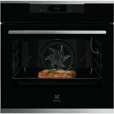 Electrolux KOEBP39WX SenseCook beépíthető elektromos sütő pirolitikus tisztítás, érintővezérlés, magyar menü, automata prog., maghőmérő, teleszkópos sütősín