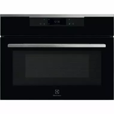 Electrolux KVLBE08WX beépíthető CombiQuick kompakt sütő + mikró, magyar menü, automata receptek, lcd kijelző, 43 l